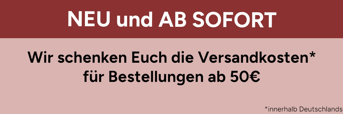 versandkostenfrei ab 50€